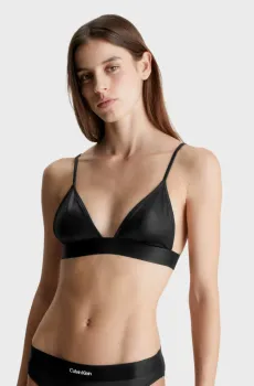 Женский черный лиф от купальника TRIANGLE-RP Черный XL Calvin Klein KW0KW02281