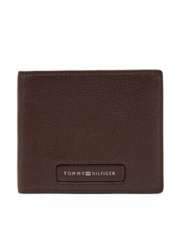 Tommy Hilfiger Велике Чоловіче Портмоне Th Monogram Cc And Coin AM0AM13252 Коричневий Tommy Hilfiger Велике Чоловіче Портмоне Th Monogram Cc And Coin AM0AM13252 Коричневий