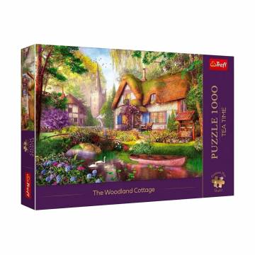 Пазлы Trefl Premium Plus Quality Время чаепития: Лесной коттедж, от 12 лет, 1000 элементов (08040)