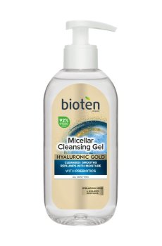 Очищающий мицеллярный гель для лица Bioten Hyaluronic Gold Micellar Cleansing Gel, 200 мл