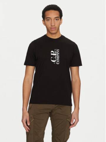C.P. Company Футболка 18CMTS138A005100W Чорний Regular Fit C.P. Company Футболка 18CMTS138A005100W Чорний Regular Fit