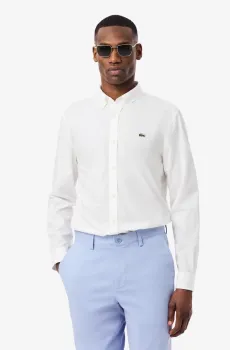 Мужская белая рубашка Белый 41 Lacoste CH2316001