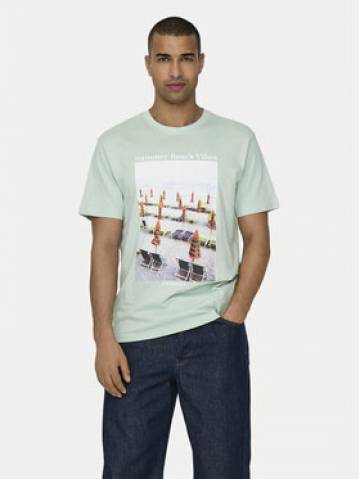 Only & Sons Футболка Kolton 22028735 Зелений Regular Fit Only & Sons Футболка Kolton 22028735 Зелений Regular Fit