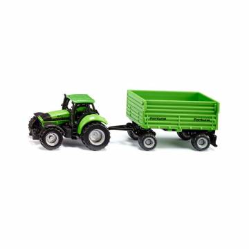 Трактор Siku DEUTZ-FAHR із двовісним причепом (1606) Трактор Siku DEUTZ-FAHR із двовісним причепом (1606)