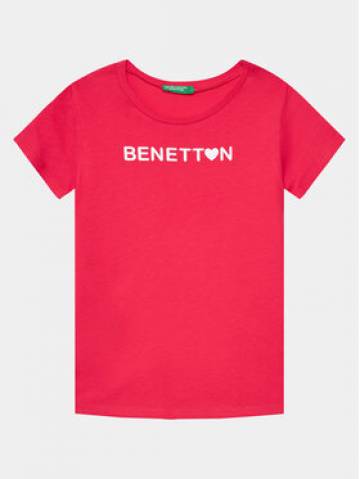 United Colors Of Benetton Футболка 3096C10H9 Рожевий Regular Fit United Colors Of Benetton Футболка 3096C10H9 Рожевий Regular Fit