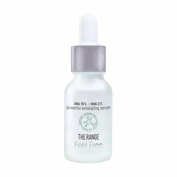 Уценка! Отшелушивающая сыворотка для лица Feel Free The Range Serum с АНА и BHA кислотами, 30 мл Уценка! Отшелушивающая сыворотка для лица Feel Free The Range Serum с АНА и BHA кислотами, 30 мл
