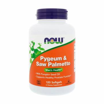 Африканская Слива и Пальметто NOW foods Pygeum & Saw Palmetto, для мужчин, 120 гелевых капсул Африканская Слива и Пальметто NOW foods Pygeum & Saw Palmetto, для мужчин, 120 гелевых капсул