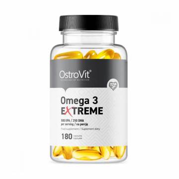 Омега 3 OstroVit Omega 3 Extreme, 180 капсул Омега 3 OstroVit Omega 3 Extreme, 180 капсул