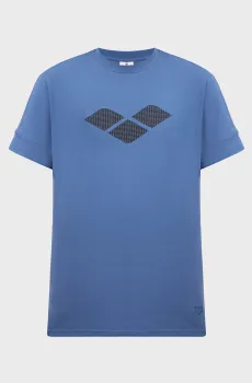 Мужская синяя футболка Синий S Arena 007671-540