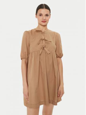 ViCOLO Повсякденна сукня TB1519 Коричневий Regular Fit ViCOLO Повсякденна сукня TB1519 Коричневий Regular Fit