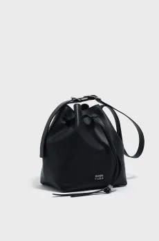 Женская черная кожаная сумка Черный ONESIZE Bimba Y Lola 261BBAJ2Y.10021