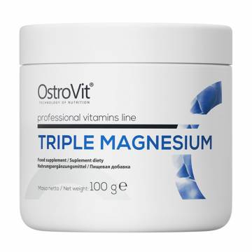 Магний OstroVit Triple Magnesium в порошке, 100 г Магний OstroVit Triple Magnesium в порошке, 100 г