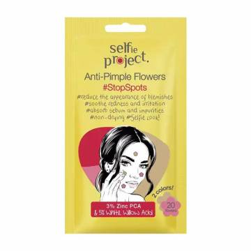 Патчи для лица Selfie Project StopSpots Anti-Pimple Flowers против высыпаний, 20 шт