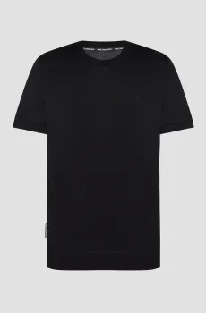 Мужская черная футболка Черный M Karl Lagerfeld 553200.755000;990