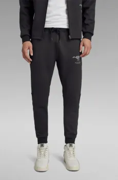 Мужские черные спортивные брюки Motion slim sw Черный S G-Star RAW D24368,D560