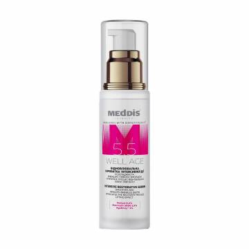 Восстанавливающая сыворотка интенсивного действия для лица Meddis Well Age Menopause Intensive Restorative Serum, 50 мл Восстанавливающая сыворотка интенсивного действия для лица Meddis Well Age Menopause Intensive Restorative Serum, 50 мл