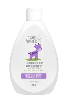 Детская пенка-шампунь Ясне Сонечко От макушки до пяток, без слез, 300 мл