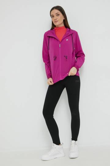 Куртка для бега Fila Racine цвет фиолетовый переходная Куртка для бега Fila Racine цвет фиолетовый переходная