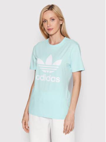 adidas Футболка adicolor Classics Trefoil HK9638 Голубий Regular Fit adidas Футболка adicolor Classics Trefoil HK9638 Голубий Regular Fit