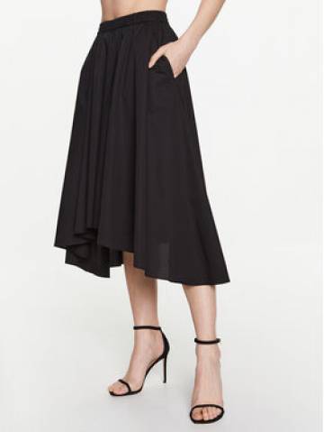 MICHAEL Michael Kors Спідниця-міді MS3709KF4C Чорний Regular Fit MICHAEL Michael Kors Спідниця-міді MS3709KF4C Чорний Regular Fit