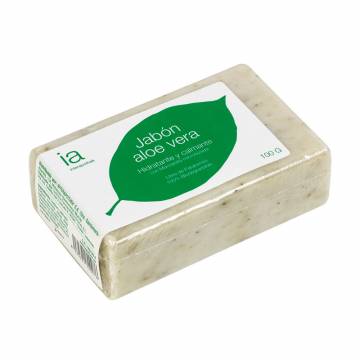 Натуральное мыло для лица и тела Interapothek Hidratante y Calmante Jabon Aloe Vera с экстрактом Алоэ Вера, 100 г Натуральное мыло для лица и тела Interapothek Hidratante y Calmante Jabon Aloe Vera с экстрактом Алоэ Вера, 100 г