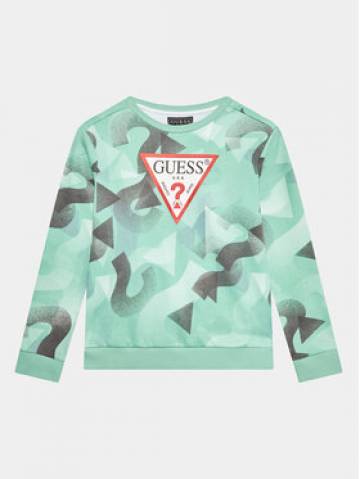 Guess Світшот L3YQ01 KA6R3 Бірюзовий Regular Fit Guess Світшот L3YQ01 KA6R3 Бірюзовий Regular Fit