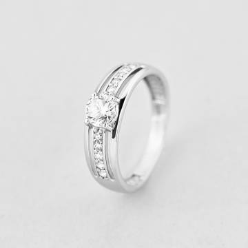 Серебряное кольцо Minimal 15017р-17.0 17 Серебряное кольцо Minimal 15017р-17.0 17