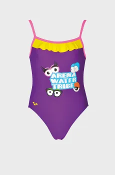 Детский фиолетовый купальник AWT ROUCHE KIDS GIRL ONE PIECE Фиолетовый 1 Arena 000436-989