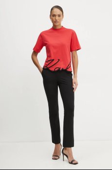 Хлопковая футболка Karl Lagerfeld KARL SIGNATURE