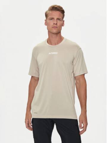 adidas Футболка Terrex Multi IP4779 Бежевий Regular Fit adidas Футболка Terrex Multi IP4779 Бежевий Regular Fit