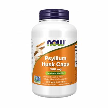 Подорожник NOW Foods Psyllium Husks 500 мг, 200 капсул Подорожник NOW Foods Psyllium Husks 500 мг, 200 капсул