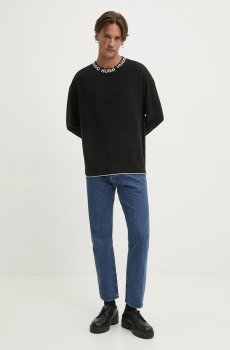 Хлопковый свитер HUGO