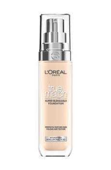 Легкий тональный крем для лица LOreal Paris True Match Super Blendable Foundation, SPF 16, с гиалуроновой кислотой 3N, 30 мл