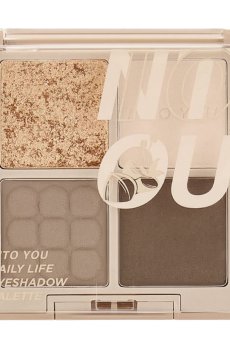 Палетка теней для век INTO YOU Daily Life Eyeshadow Palette MT01, 4 г
