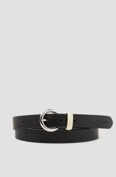 Женский черный кожаный ремень Черный 75 Levi’s® 234817;3.59