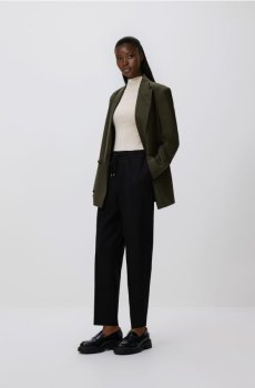 Reserved - Штани зі стрілками - чорний - 180IS-99X