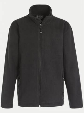 ZigZag Флісовий реглан Zap Fleece Z211077 Чорний Regular Fit ZigZag Флісовий реглан Zap Fleece Z211077 Чорний Regular Fit