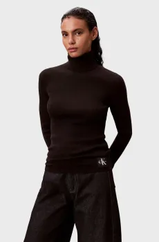 Женский черный гольф LABEL Черный S Calvin Klein Jeans LV047D350G