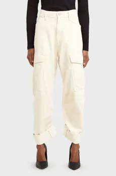 Женские белые карго boyfriend Белый 25 G-Star RAW D27022,E078