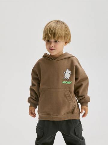 Reserved - Худі Moomins - червонувато-ліловий - 223BF-48X Reserved - Худі Moomins - червонувато-ліловий - 223BF-48X