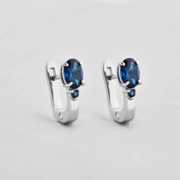 Серебряные серьги Minimal 1674 Серебряные серьги Minimal 1674