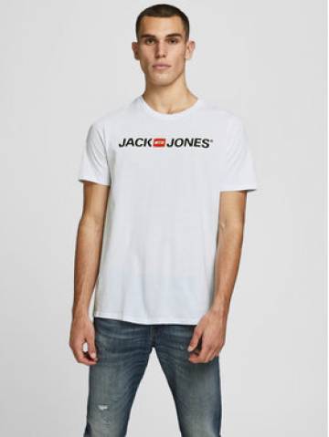 Jack&Jones Футболка Corp Logo 12137126 Білий Slim Fit Jack&Jones Футболка Corp Logo 12137126 Білий Slim Fit