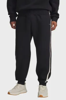 Мужские черные спортивные брюки UA Icon Heavy Rib Jogger Черный XXL Under Armour 6005696-001