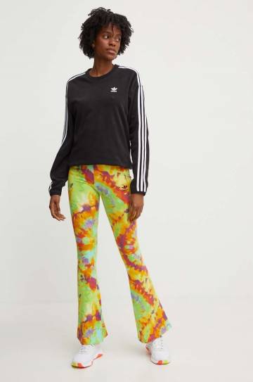 Флисовая кофта adidas Originals цвет чёрный узор IY7271 Флисовая кофта adidas Originals цвет чёрный узор IY7271