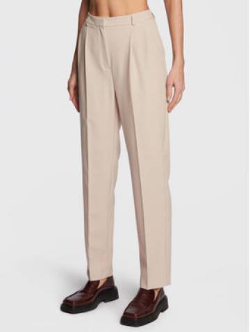 Herskind Штани з тканини Brandy 4604878 Écru Relaxed Fit Herskind Штани з тканини Brandy 4604878 Écru Relaxed Fit