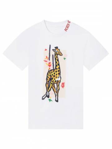 Kenzo Kids Трикотажна сукня K12292 S Білий Regular Fit Kenzo Kids Трикотажна сукня K12292 S Білий Regular Fit