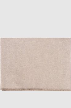 Серый шарф с люрексом