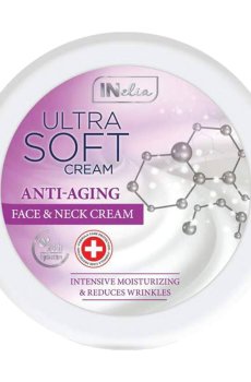 Омолаживающий крем для лица и шеи Revers Cosmetics Inelia Anti-Aging Ultra Soft Face & Neck Cream, 200 мл
