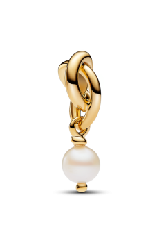 Намистина "Коло вічності" з перлиною