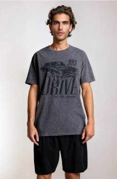 Піжамний комплект з двох предметів з принтом - різнобарвний